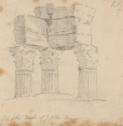Tempio di Giove Tonante da John Robert Cozens